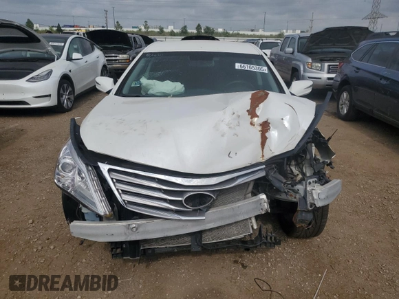 2013 Hyundai Azera with VIN KMHFG4JGXDA215602, listed as a Copart auction lot 66165305 with 119,166 mi miles and Clean title. Bid and sale history available at DreamBid. Image 5.