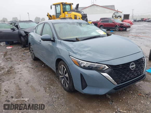 2024 Nissan Sentra SV with VIN 3N1AB8CVXRY202516, listed as a IAAI auction lot 42323940 with 13,436 mi miles and . Bid and sale history available at DreamBid. Image 1.