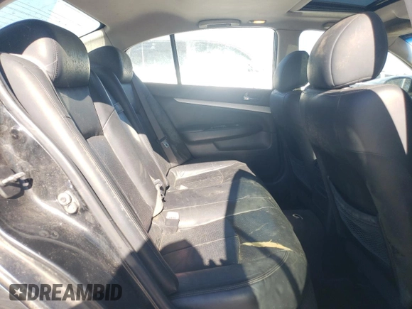 2008 Infiniti G35 with VIN JNKBV61E78M208502, listed as a Copart auction lot 86356974 with Not Provided miles and Clean Title. Bid and sale history available at DreamBid. Image 10.