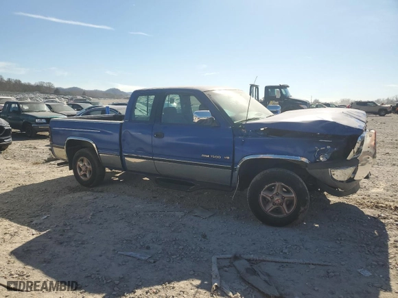 1996 Dodge Ram 1500 with VIN 3B7HC13Z1TG131478, listed as a Copart auction lot 46857135 with 57,047 mi miles and Salvage Title. Bid and sale history available at carsss.com. Image 4.