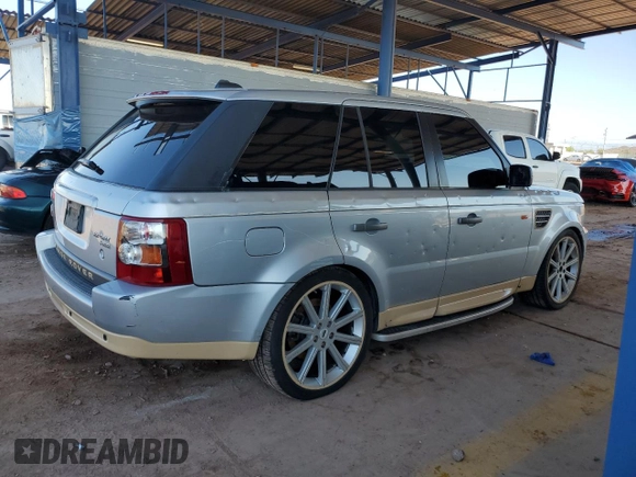 2008 Land Rover Range Rover Sport HSE z VIN SALSK25498A128004, wystawiony jako Copart lot #59326645 z przebiegiem 150 093 mil mil oraz Szkoda całkowita • Salvage title. Historia ofert i sprzedaży dostępna na DreamBid. Obrazek 3.