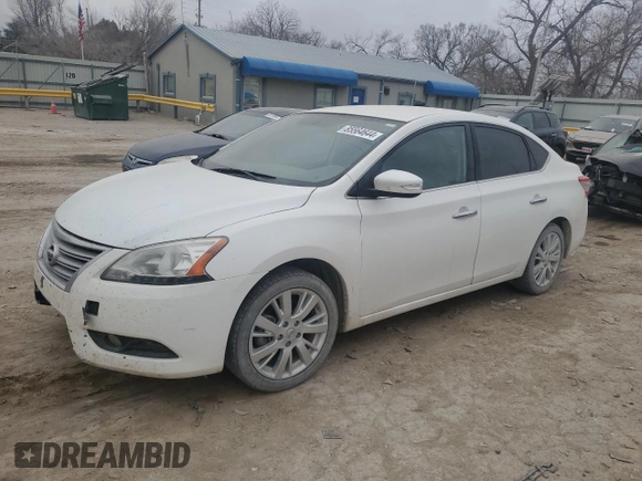 2014 Nissan Sentra SV with VIN 3N1AB7AP2EL646933, listed as a Copart auction lot 85564644 with 184,096 mi miles and Salvage Title. Bid and sale history available at DreamBid. Image 1.