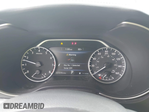 2017 Nissan Maxima SL with VIN 1N4AA6AP0HC405999, listed as a IAAI auction lot 42649584 with 137,314 mi miles and . Bid and sale history available at DreamBid. Image 7.