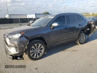 2021 Toyota RAV4 XLE Premium with VIN 2T3C1RFV1MC127148, listed as a Copart auction lot 53295515 with 58,070 mi miles and Salvage Title. Bid and sale history available at carsss.com. Image 1.