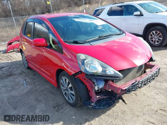 2013 Honda Fit Sport with VIN JHMGE8H57DC070211, listed as a IAAI auction lot 41866545 with 113,235 mi miles. Bid and sale history available at carsss.com. Image 1.