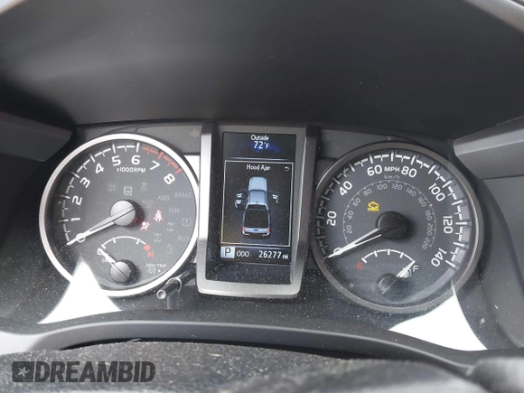 2022 Toyota Tacoma SR with VIN 3TMCZ5ANXNM497511, listed as a IAAI auction lot 41670710 with 26,277 mi miles and . Bid and sale history available at DreamBid. Image 7.