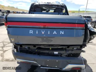 2023 Rivian R1T Launch Edition with VIN 7FCTGAALXPN020447, listed as a Copart auction lot 54154844 with 9,527 mi miles and Non Repairable. Bid and sale history available at carsss.com. Image 6.