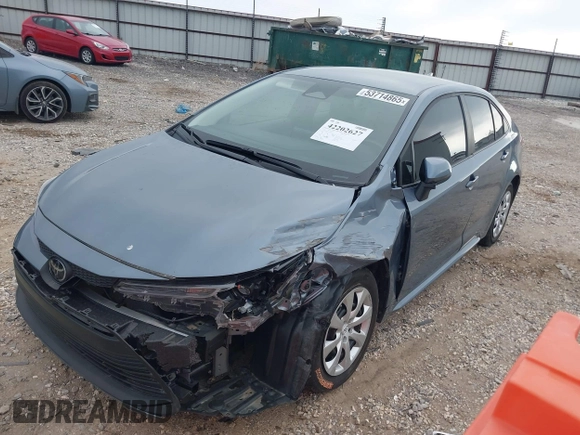 2024 Toyota Corolla LE with VIN 5YFB4MDEXRP149531, listed as a IAAI auction lot 42202627 with 12,170 mi miles and . Bid and sale history available at DreamBid. Image 2.