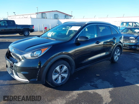 2018 Kia Niro LX with VIN KNDCB3LC4J5160871, listed as a IAAI auction lot 41431179 with 94,301 mi miles. Bid and sale history available at carsss.com. Image 2.