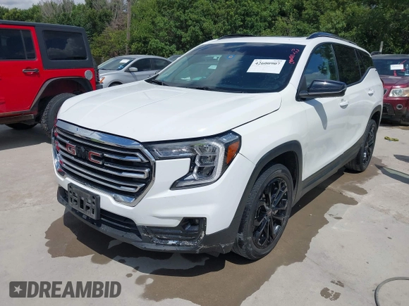 2022 GMC Terrain SLT with VIN 3GKALPEVXNL269968, listed as a IAAI auction lot 42600907 with 39,685 mi miles and . Bid and sale history available at DreamBid. Image 2.