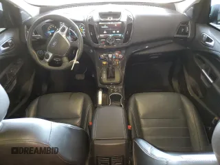 2015 Ford Escape Titanium with VIN 1FMCU0J91FUA17918, listed as a Copart auction lot 64525025 with 130,095 mi miles and Salvage title. Bid and sale history available at DreamBid. Image 8.