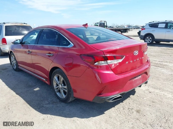 2019 Hyundai Sonata Sport with VIN 5NPE34AF4KH769601, listed as a IAAI auction lot 41674549 with 98,288 mi miles. Bid and sale history available at carsss.com. Image 3.