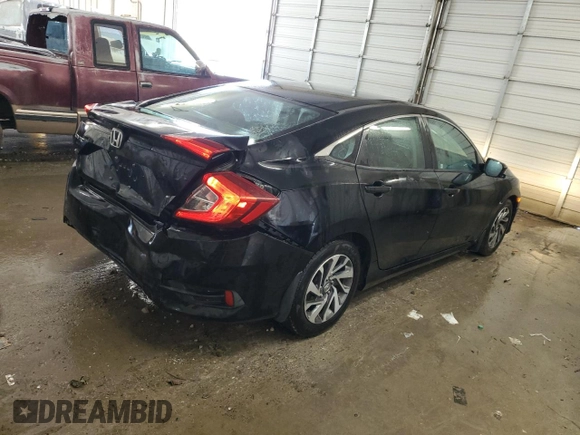 2016 Honda Civic EX with VIN 19XFC2F70GE023085, listed as a Copart auction lot 54716635 with 208,461 mi miles and Salvage Title. Bid and sale history available at DreamBid. Image 3.