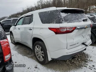 2020 Chevrolet Traverse High Country with VIN 1GNEVNKW1LJ214717, listed as a Copart auction lot 81222304 with 122,915 mi miles and Salvage Title. Bid and sale history available at carsss.com. Image 2.