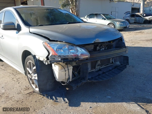 2013 Nissan Sentra SR with VIN 3N1AB7AP5DL666219, listed as a IAAI auction lot 41669972 with 205,718 mi miles. Bid and sale history available at carsss.com. Image 6.