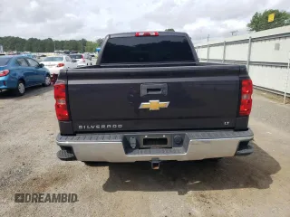 2015 Chevrolet Silverado 1500 LT with VIN 3GCUKREC0FG509688, listed as a Copart auction lot 54199185 with 0 mi miles and Salvage Title. Bid and sale history available at carsss.com. Image 6.