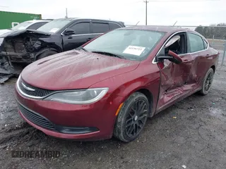 2016 Chrysler 200 LX with VIN 1C3CCCFB3GN189274, listed as a IAAI auction lot 41536722 with 207,279 mi miles. Bid and sale history available at carsss.com. Image 2.