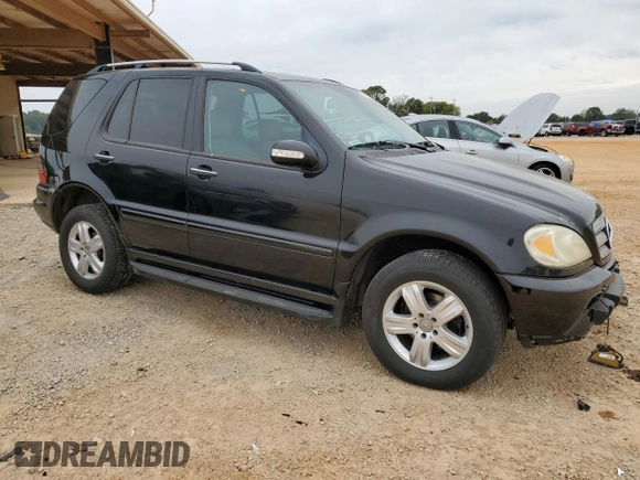 2005 Mercedes-Benz M-Class 3.7L with VIN 4JGAB57E05A518135, listed as a Copart auction lot 59632804 with 254,357 mi miles and Salvage Title. Bid and sale history available at carsss.com. Image 4.