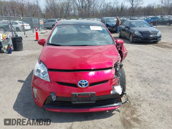 2014 Toyota Prius Four with VIN JTDKN3DU9E1829059, listed as a IAAI auction lot 42007022 with 71,854 mi miles. Bid and sale history available at carsss.com. Image 12.