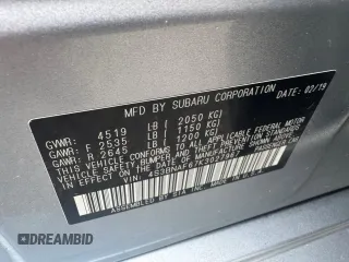 2019 Subaru Legacy Premium z VIN 4S3BNAF67K3027967, wystawiony jako Copart lot #60914165 z przebiegiem 155 504 mil mil oraz Czysty tytuł • Clean title. Historia ofert i sprzedaży dostępna na DreamBid. Obrazek 10.