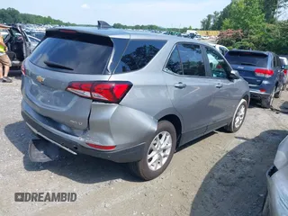 2024 Chevrolet Equinox LT with VIN 3GNAXUEG8RL244595, listed as a IAAI auction lot 42473981 with 37,570 mi miles and . Bid and sale history available at DreamBid. Image 4.