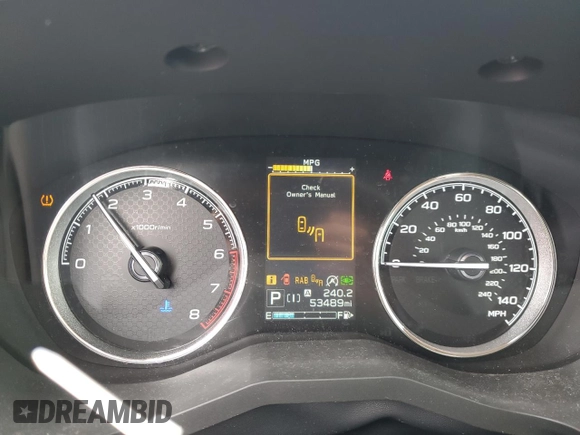 2020 Subaru Forester Touring with VIN JF2SKAXC3LH441721, listed as a Copart auction lot 51243215 with 53,489 mi miles and Salvage Title. Bid and sale history available at carsss.com. Image 9.