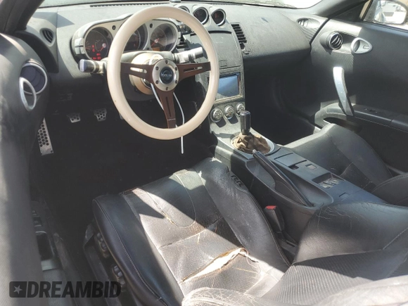 2004 Nissan 350Z Enthusiast with VIN JN1AZ36A54M250086, listed as a Copart auction lot 49873795 with 151,150 mi miles and Salvage Title. Bid and sale history available at DreamBid. Image 8.