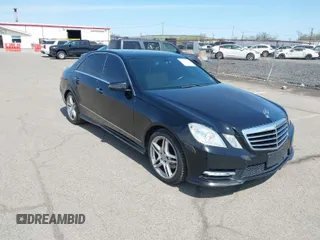 2013 Mercedes-Benz E-Class E 350 Luxury with VIN WDDHF8JBXDA716958, listed as a IAAI auction lot 42080974 with 134,248 mi miles. Bid and sale history available at carsss.com. Image 1.