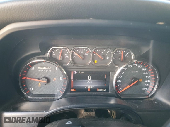 2015 GMC Sierra 1500 SLT with VIN 3GTU2VEC0FG106920, listed as a Copart auction lot 51511915 with 71,658 mi miles and Salvage Title. Bid and sale history available at DreamBid. Image 9.