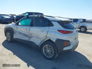 2019 Hyundai Kona SEL with VIN KM8K22AA9KU291238, listed as a IAAI auction lot 41777009 with 84,826 mi miles. Bid and sale history available at carsss.com. Image 3.