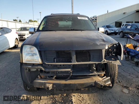 2006 Mercury Mountaineer Premier with VIN 4M2EU48826UJ11687, listed as a Copart auction lot 75607224 with 194,606 mi miles and Salvage Title. Bid and sale history available at carsss.com. Image 5.