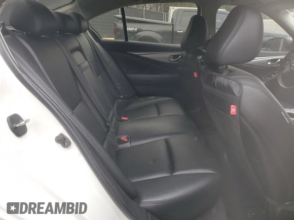 2021 Infiniti Q50 Luxe with VIN JN1EV7BR6MM752279, listed as a Copart auction lot 43903675 with 52,400 mi miles and Salvage Title. Bid and sale history available at carsss.com. Image 10.