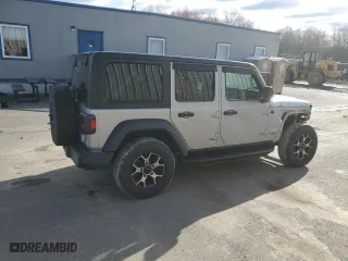 2018 Jeep Wrangler Unlimited Sport S with VIN 1C4HJXDG7JW279056, listed as a Copart auction lot 51979305 with 58,761 mi miles and Salvage Title. Bid and sale history available at carsss.com. Image 3.