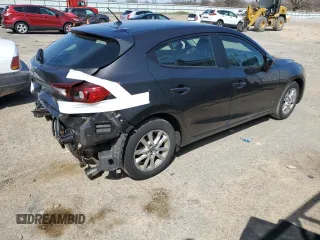 2017 Mazda 3 Sport with VIN 3MZBN1K76HM139999, listed as a Copart auction lot 53431585 with 96,083 mi miles and Non Repairable. Bid and sale history available at carsss.com. Image 3.