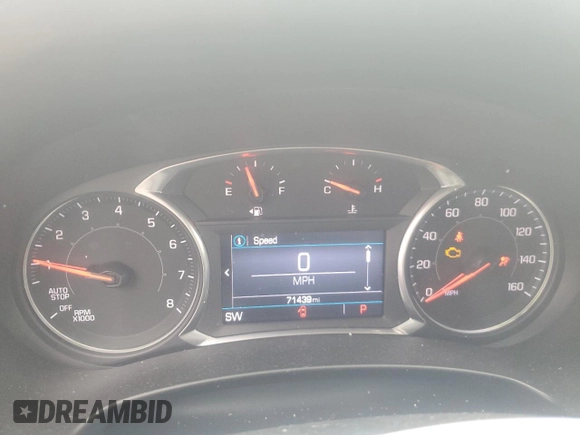 2019 GMC Terrain SLE with VIN 3GKALMEV2KL288086, listed as a Copart auction lot 79046624 with 71,439 mi miles and Salvage Title. Bid and sale history available at DreamBid. Image 9.
