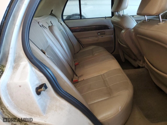 2005 Mercury Grand Marquis LS Premium with VIN 2MEFM75W25X626161, listed as a Copart auction lot 49497055 with 164,128 mi miles and Salvage Title. Bid and sale history available at carsss.com. Image 10.
