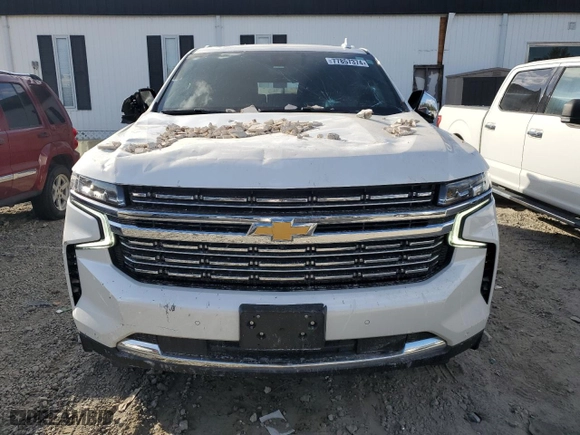 2022 Chevrolet Tahoe Premier with VIN 1GNSKSKD5NR100605, listed as a Copart auction lot 77857374 with 35,187 mi miles and Salvage Title. Bid and sale history available at carsss.com. Image 5.