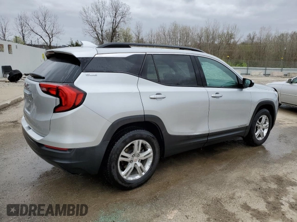 2018 GMC Terrain SLE with VIN 3GKALMEV8JL241255, listed as a Copart auction lot 51135005 with 116,170 mi miles and Salvage Title. Bid and sale history available at carsss.com. Image 3.