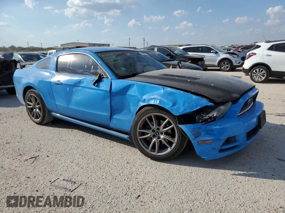 2013 Ford Mustang V6 with VIN 1ZVBP8AMXD5251330, listed as a Copart auction lot 74309314 with 188,959 mi miles and Salvage Title. Bid and sale history available at carsss.com. Image 4.