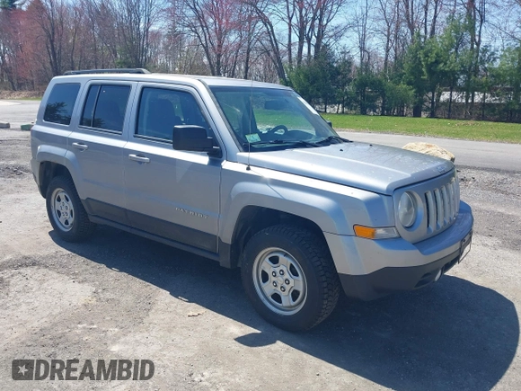 2016 Jeep Patriot Sport with VIN 1C4NJRBB8GD782248, listed as a IAAI auction lot 42087881 with 130,016 mi miles and . Bid and sale history available at carsss.com. Image 1.