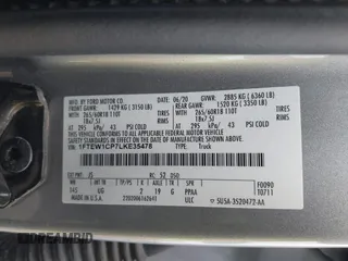 2020 Ford F-150 XL z VIN 1FTEW1CP7LKE35478, wystawiony jako IAAI lot #41604903 z przebiegiem 59 483 mil mil oraz . Historia ofert i sprzedaży dostępna na DreamBid. Obrazek 9.