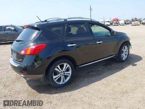 2010 Nissan Murano S with VIN JN8AZ1MU2AW020184, listed as a IAAI auction lot 41919368 with 110,043 mi miles. Bid and sale history available at carsss.com. Image 4.