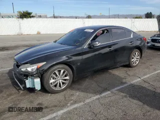 2015 Infiniti Q50 Premium with VIN JN1BV7AP5FM331451, listed as a Copart auction lot 63052025 with Not provided miles and Salvage title. Bid and sale history available at DreamBid. Image 1.