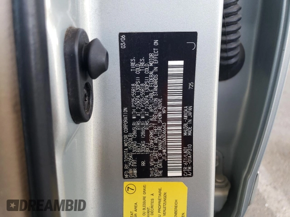 2006 Lexus RX 400h z VIN JTJHW31U360046643, wystawiony jako Copart lot #63146295 z przebiegiem 256 224 mil mil oraz Szkoda całkowita • Salvage title. Historia ofert i sprzedaży dostępna na DreamBid. Obrazek 13.