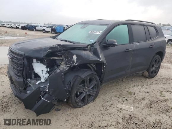 2024 GMC Acadia FWD Elevation z VIN 1GKENKKS8RJ247263, wystawiony jako Copart lot #50558675 z przebiegiem 4 299 mil mil oraz Szkoda całkowita • Salvage title. Historia ofert i sprzedaży dostępna na DreamBid. Obrazek 1.