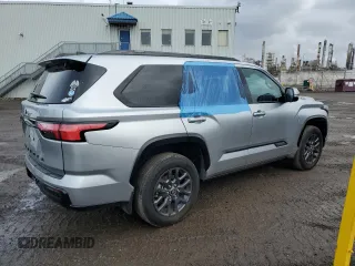 2023 Toyota Sequoia SR5 with VIN 7SVAAABA5PX010835, listed as a Copart auction lot 83082604 with 45,129 mi miles and Salvage Title. Bid and sale history available at carsss.com. Image 3.
