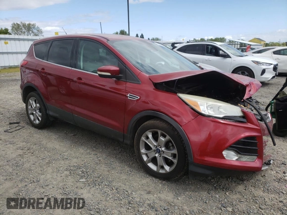 2013 Ford Escape SEL with VIN 1FMCU0HX5DUA81302, listed as a Copart auction lot 50839595 with 161,151 mi miles and Salvage title. Bid and sale history available at DreamBid. Image 4.