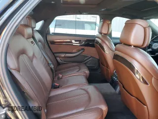 2015 Audi A8 4.0T with VIN WAU32AFD9FN033398, listed as a Copart auction lot 87655925 with 134,712 mi miles and Salvage title. Bid and sale history available at DreamBid. Image 10.