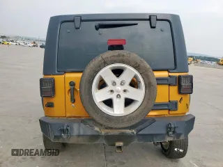 2014 Jeep Wrangler Sport z VIN 1C4AJWAG7EL181121, wystawiony jako Copart lot #42599235 z przebiegiem 130 721 mil mil oraz Szkoda całkowita • Salvage title. Historia ofert i sprzedaży dostępna na DreamBid. Obrazek 6.