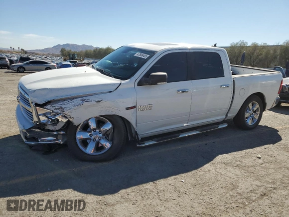 2018 Ram 1500 Big Horn with VIN 1C6RR6LM8JS226007, listed as a Copart auction lot 47808405 with 86,329 mi miles and Salvage Title. Bid and sale history available at carsss.com. Image 1.